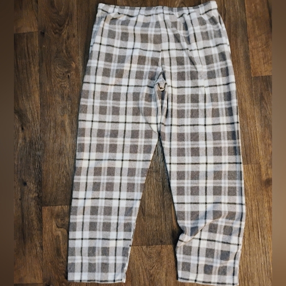 New Eddie Bauer Men's Gray Flannel Fleece Sleepwear. - Picture 9 of 11